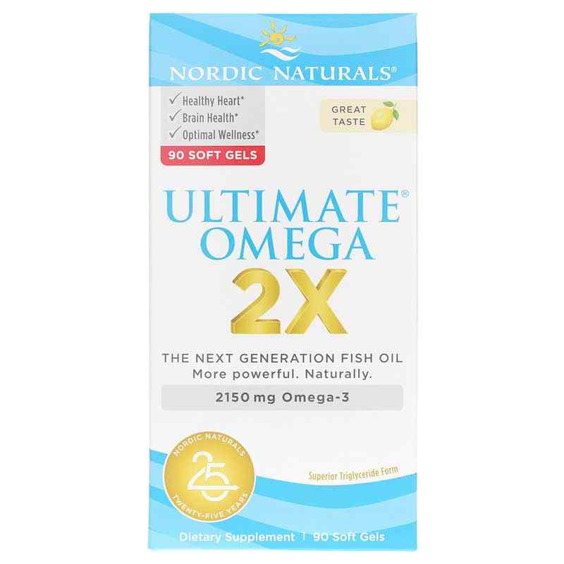 Ultimate Omega 2X, 90 Softgels, by Nordic Naturals