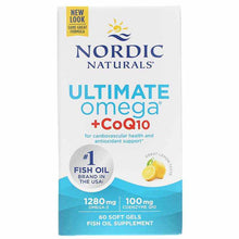 Ultimate Omega + CoQ10, 60 Softgels, by Nordic Naturals