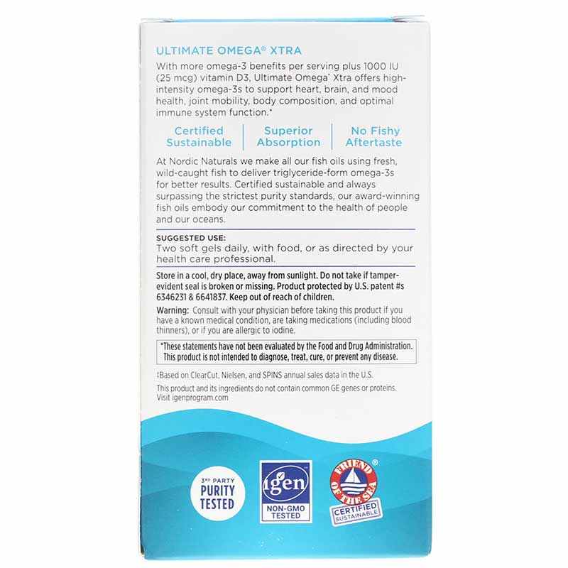 Ultimate Omega Xtra, by Nordic Naturals, image #3