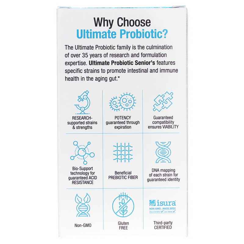 Ultimate Probiotic Senior's 35 Billion, by Natural Factors, image #3
