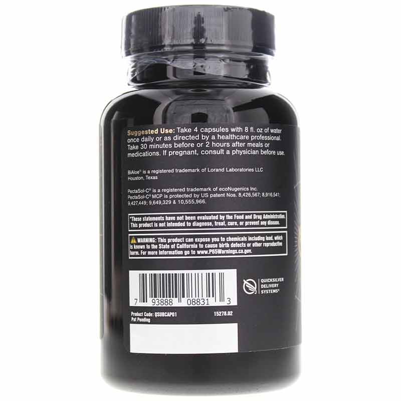 Ultra Binder Universal Toxin Binder Capsules, by Quicksilver Scientific, image #3