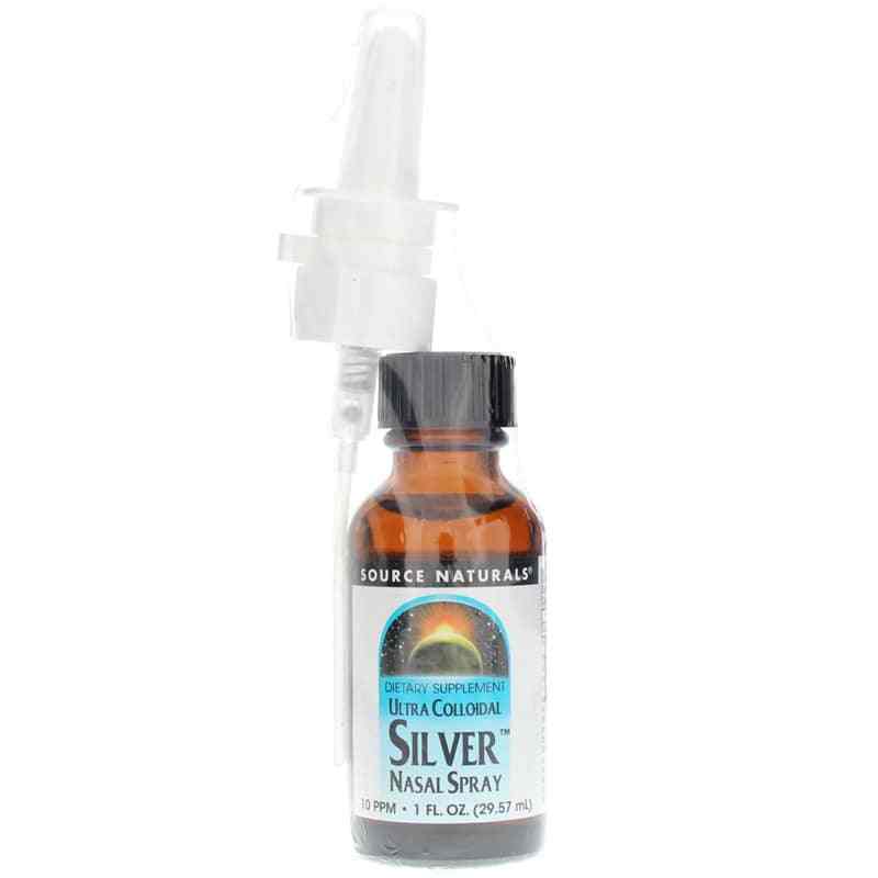 Ultra Colloidal Silver Nasal Spray 10 PPM, by Source Naturals