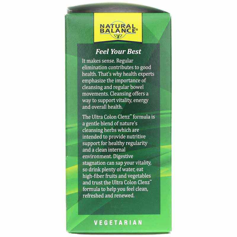 Ultra Colon Clenz, 60 Veg Capsules, by Natural Balance, image #4