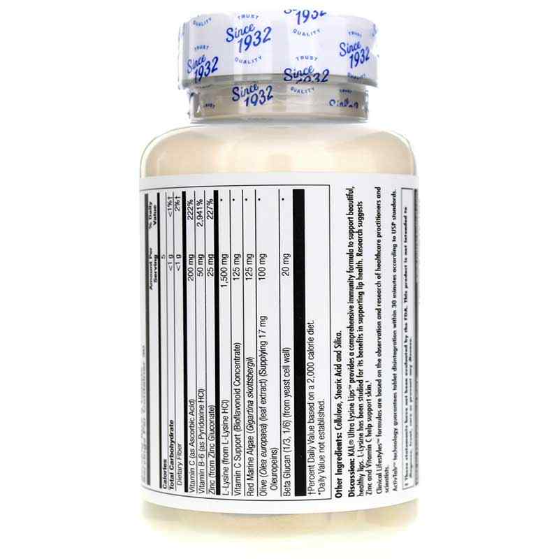 Ultra Lysine Lips, 60 Tablets, by Kal, image #3