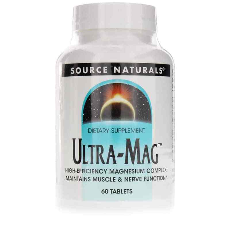 Ultra-Mag, 60 Tablets, by Source Naturals
