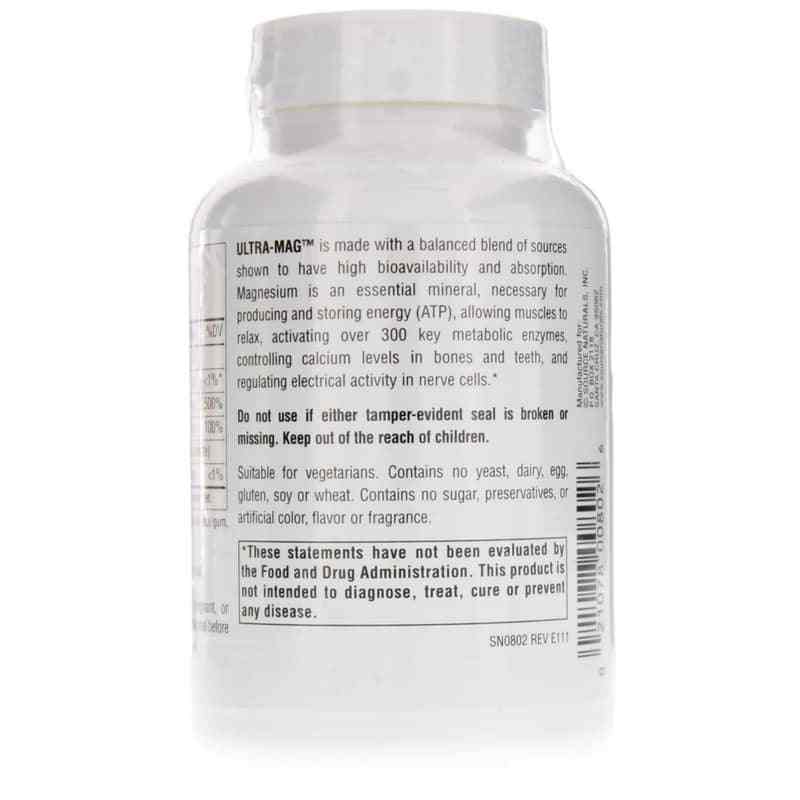 Ultra-Mag, 60 Tablets, by Source Naturals, image #3