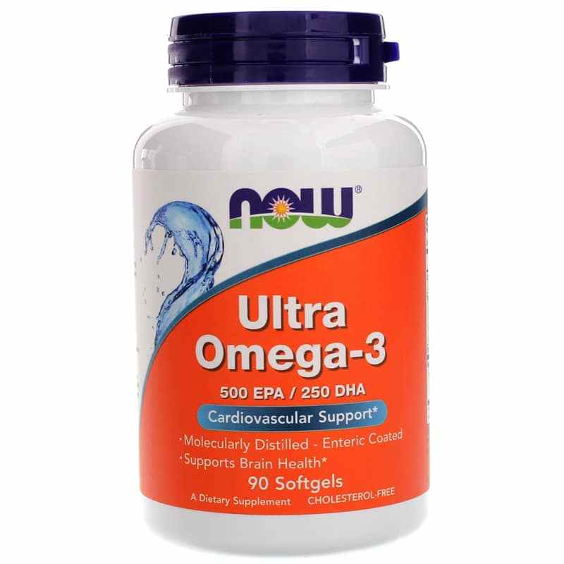 Ultra Omega-3, 90 Softgels, by NOW Foods
