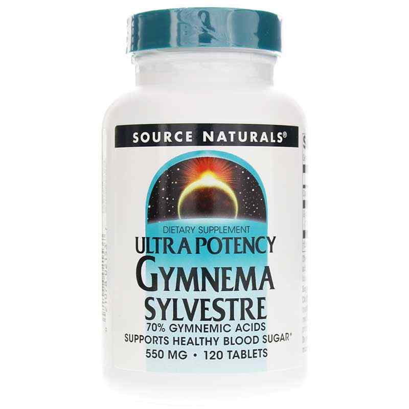 Ultra Potency Gymnema Sylvestre, 120 Tablets, by Source Naturals
