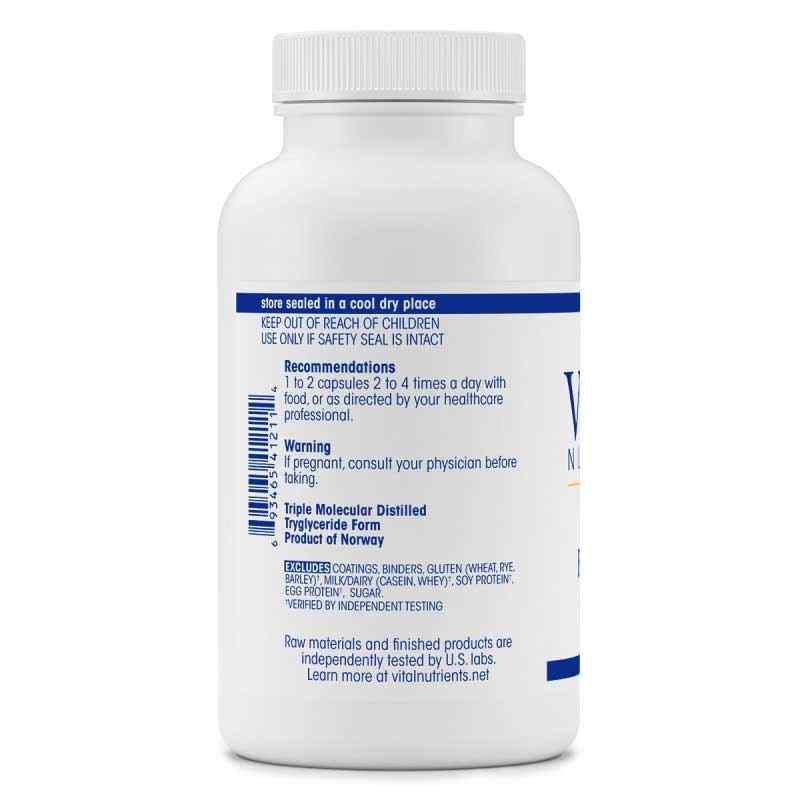 Ultra Pure Fish Oil 350, 100 Softgels, by Vital Nutrients, image #3