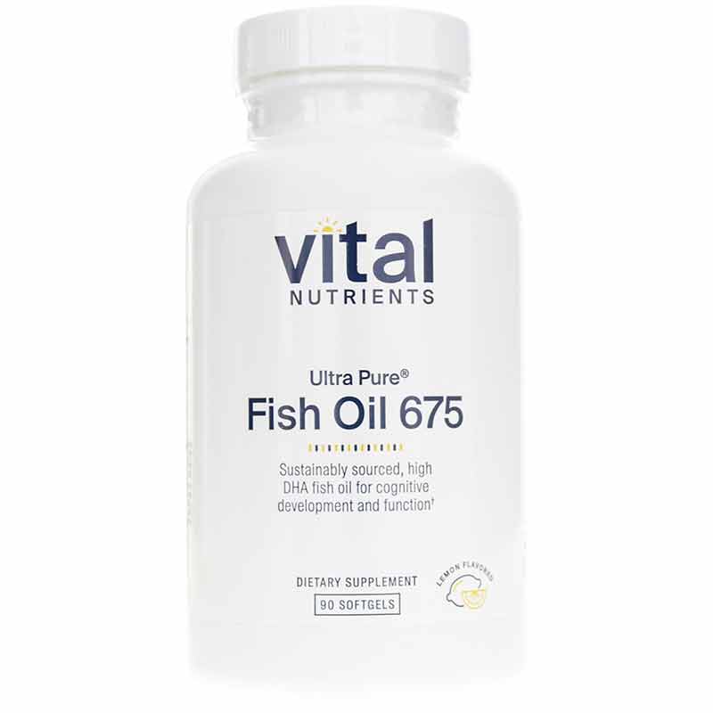 Ultra Pure Fish Oil 675 High DHA, by Vital Nutrients