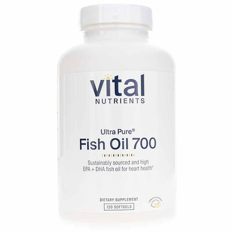 Ultra Pure Fish Oil 700, 120 Softgels, by Vital Nutrients