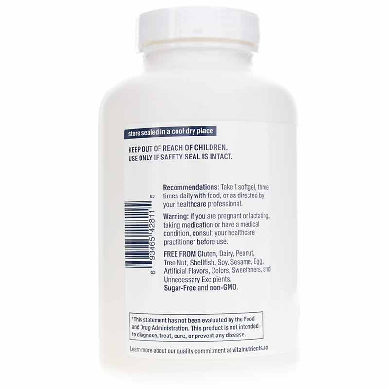 Ultra Pure Fish Oil 700, 120 Softgels, by Vital Nutrients, image #3