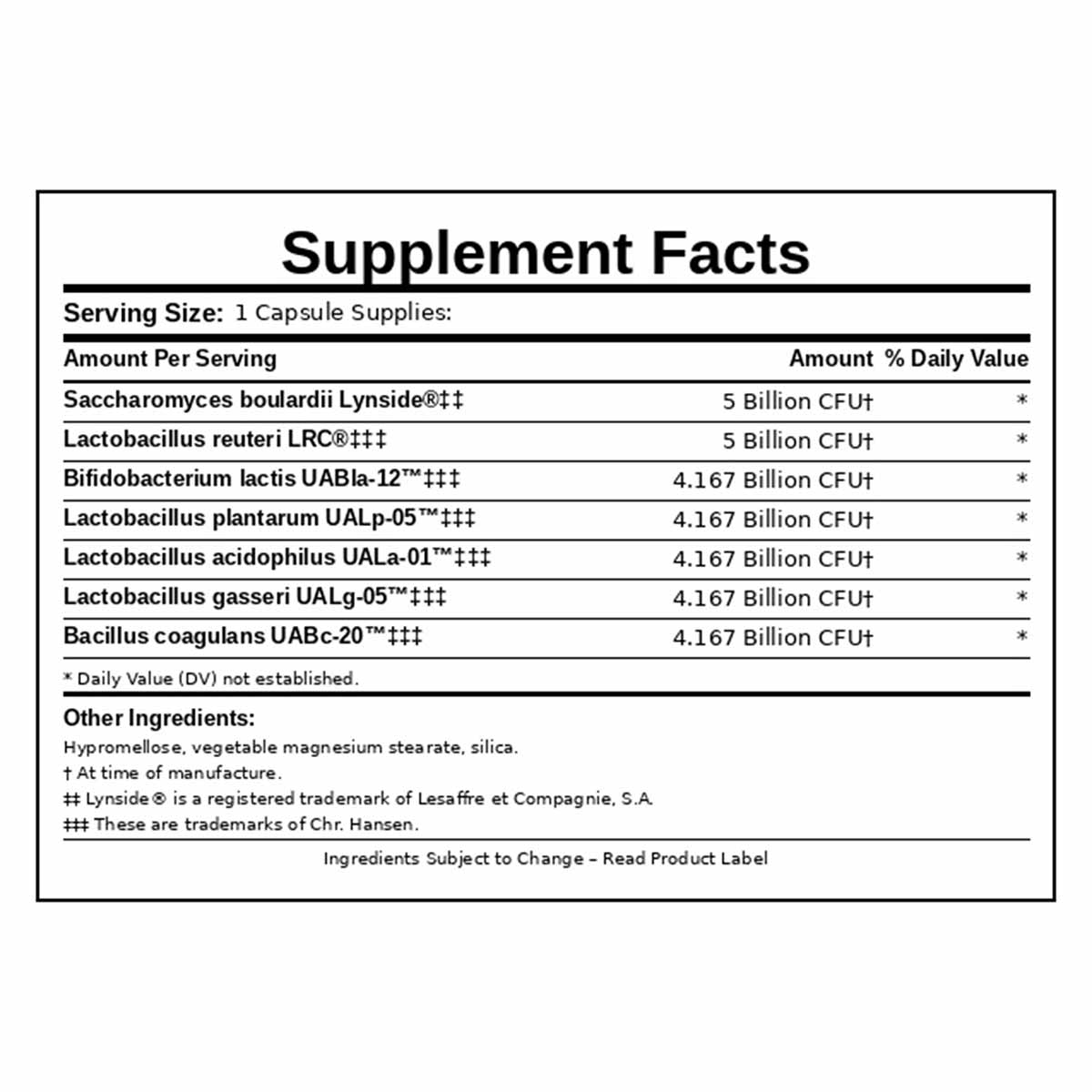 UltraBiotic Daily Multi-Strain, by NutriDyn