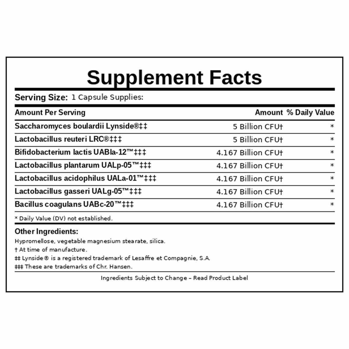 UltraBiotic Daily Multi-Strain, by NutriDyn