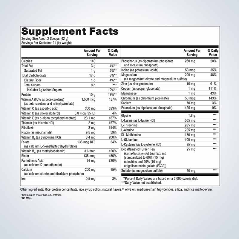 UltraClear Plus Detox Powder, Vanilla, 21 Servings, by Metagenics, image #2