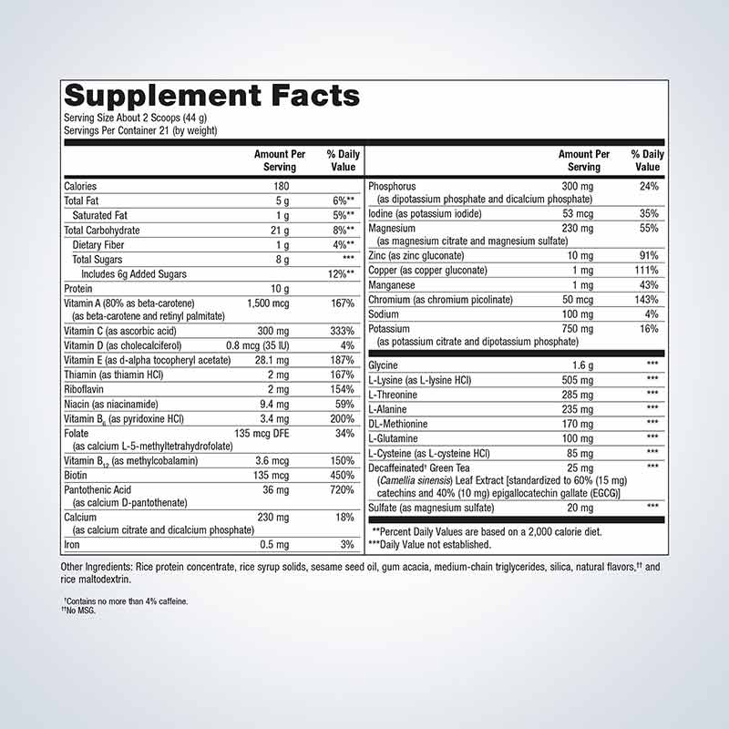 UltraClear Plus pH Detox Powder, Vanilla, 21 Servings, by Metagenics, image #2