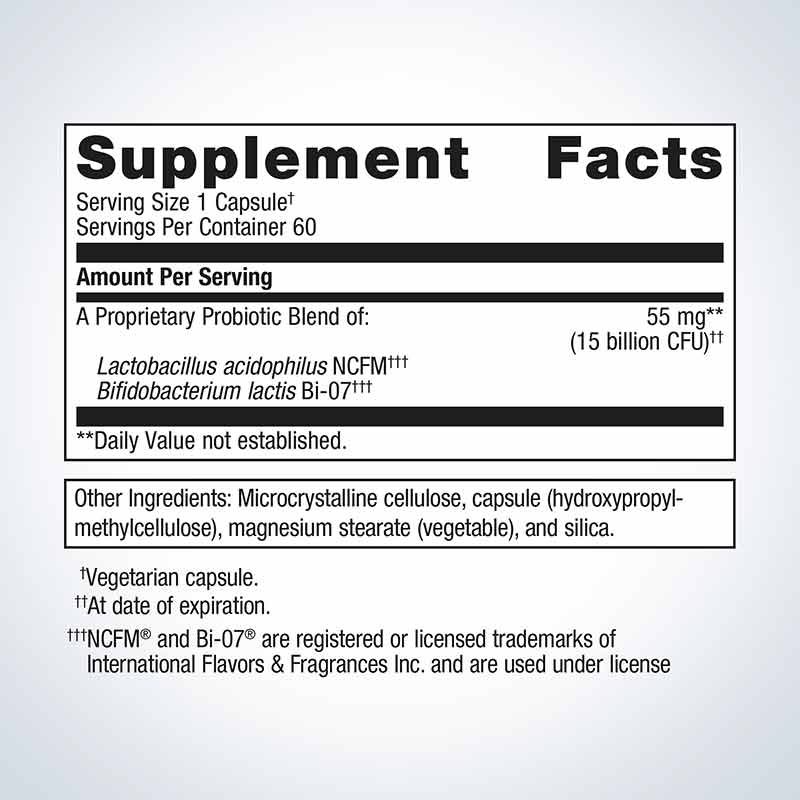 UltraFlora Balance Probiotic, 60 Capsules, by Metagenics, image #2