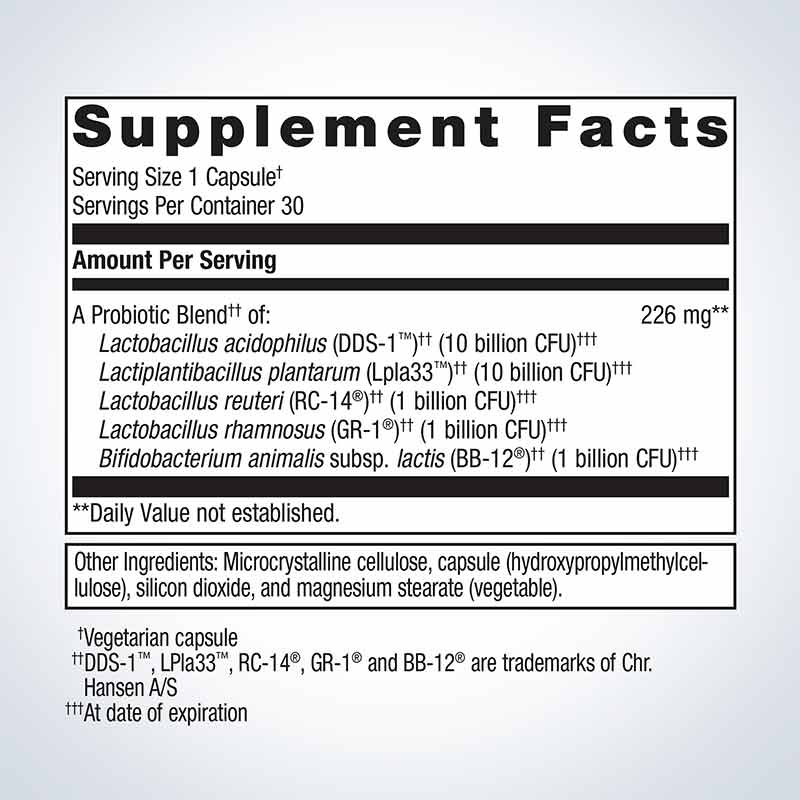 UltraFlora Complete Women’s Probiotic, 30 Capsules, by Metagenics, image #2