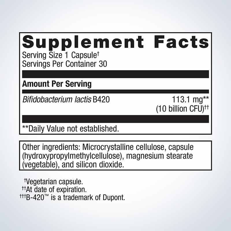 UltraFlora Control Probiotic, 30 Capsules, by Metagenics, image #2