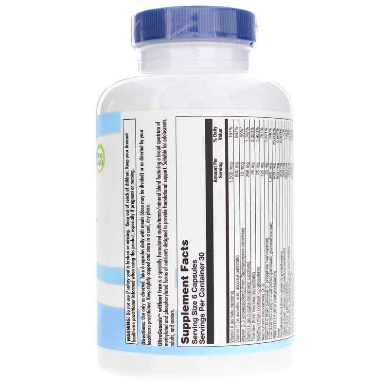 UltraGenesis without Iron, Comprehensive Multivitamin/Mineral, by Nutra Biogenesis, image #2