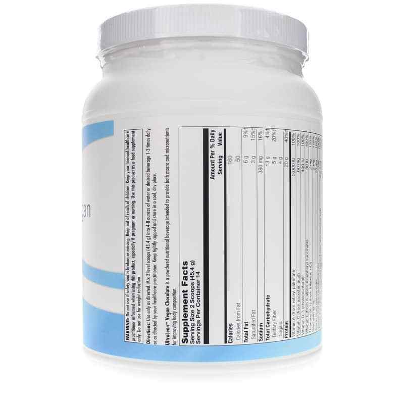 UltraLean Vegan Powder, Chocolate, by Nutra Biogenesis, image #2