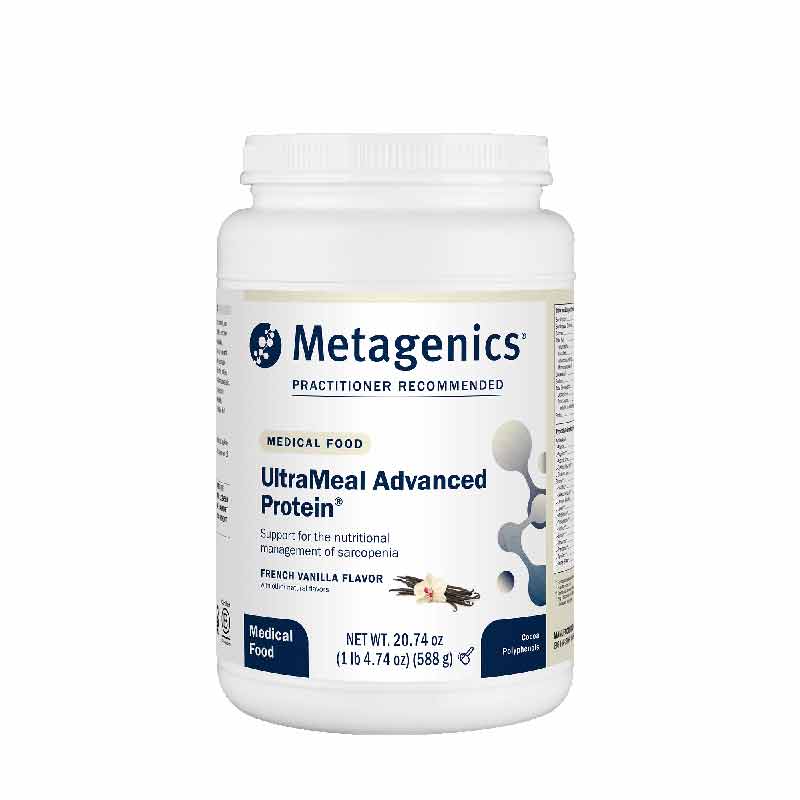UltraMeal Advanced Protein, French Vanilla, 14 Servings, by Metagenics