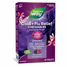 Umcka Cold + Flu Chewable Berry Flavor, by Natures Way