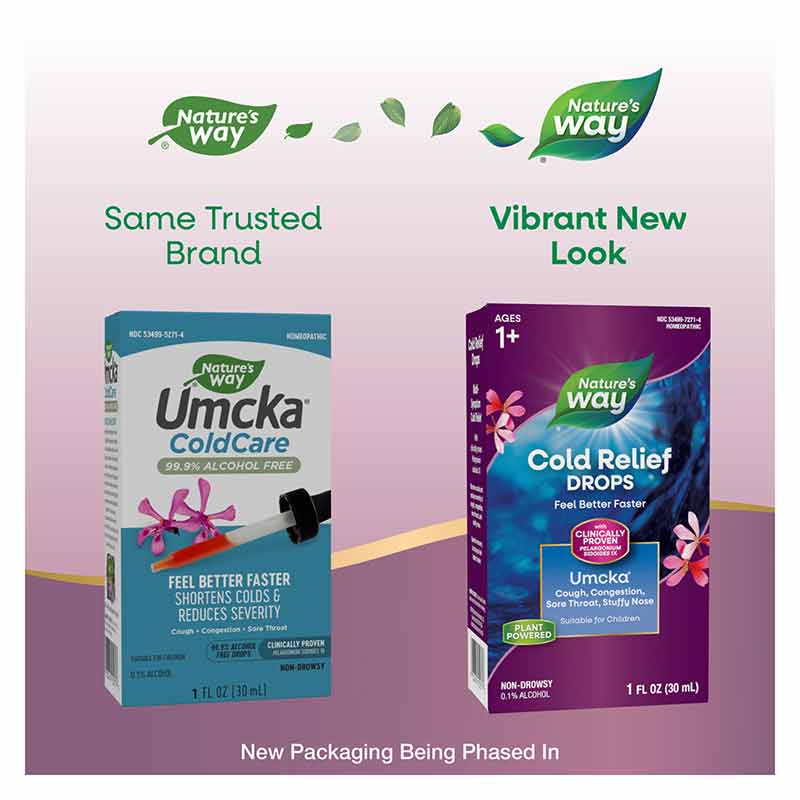 Umcka Label Umcka ColdCare 99.9% Alcohol-Free Drops, Natures Way – Professional ...
