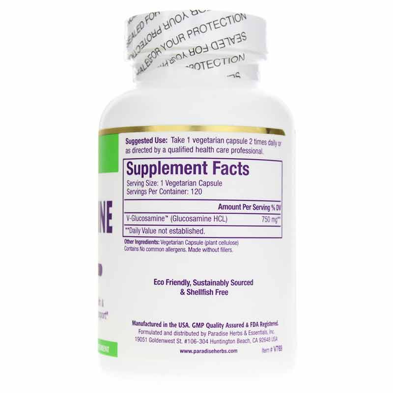 V-Glucosamine Plant Based, by Paradise Herbs, image #2