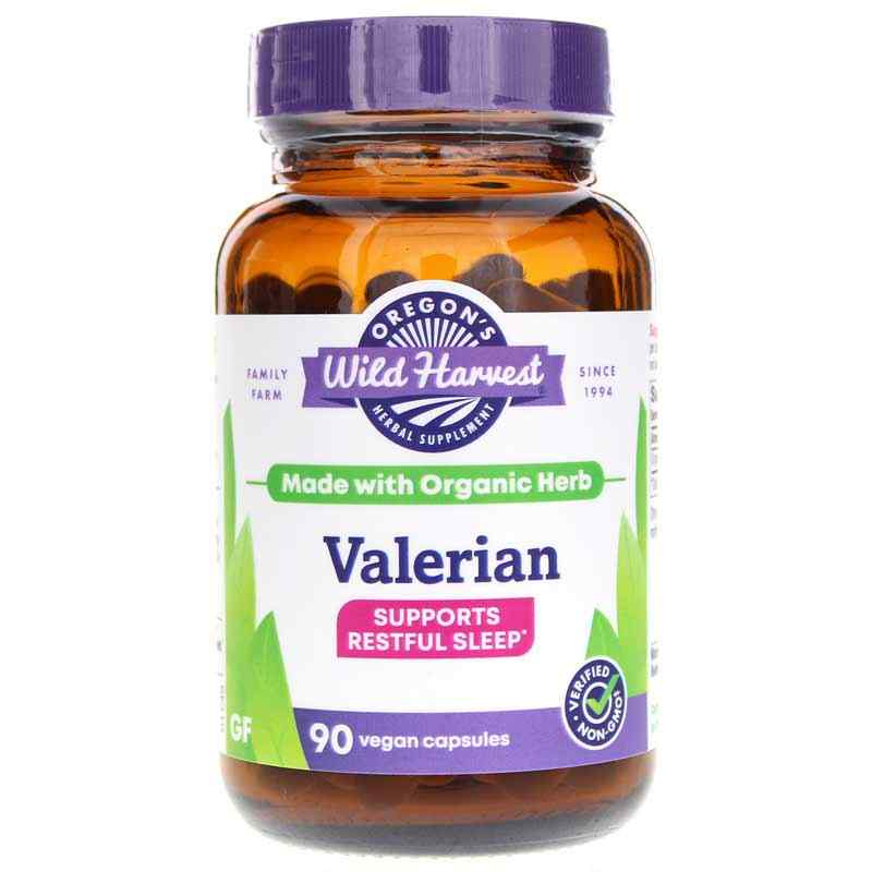 Valerian, 90 Vegan Capsules, by Oregons Wild Harvest