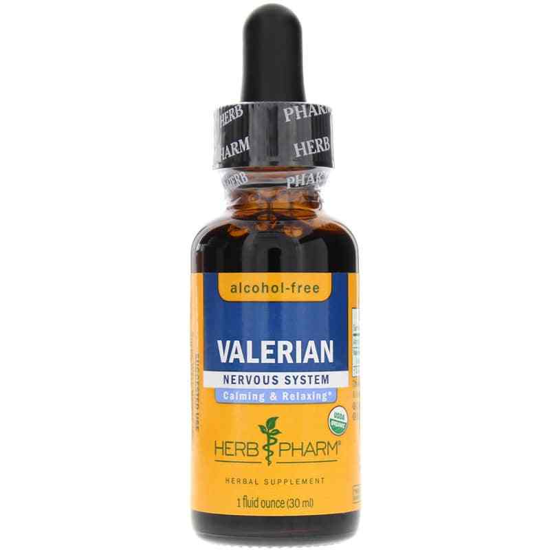Valerian Extract Alcohol Free, 1 Oz, by Herb Pharm
