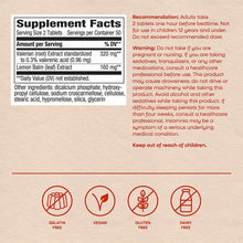 Supplement Facts label for Valerian Nighttime Premium Blend showing dosage, ingredients, and warnings with dietary attribute 