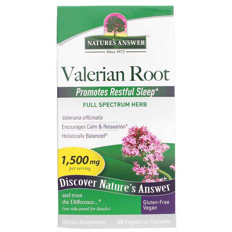 Valerian Root 1500 Mg, by Natures Answer