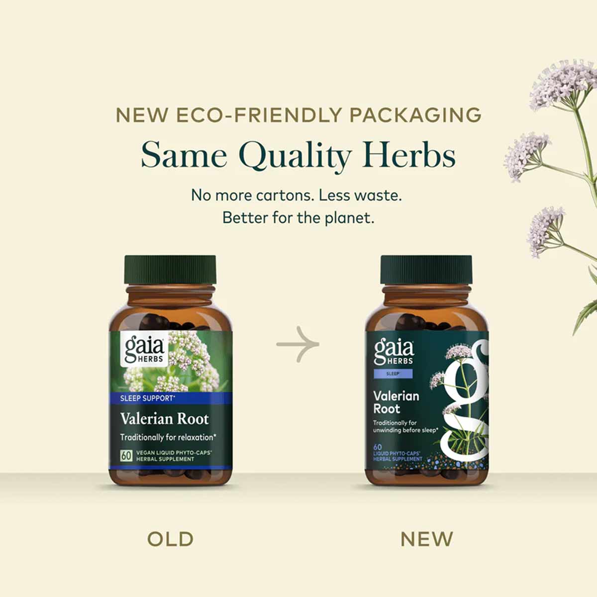 Valerian Root, by Gaia Herbs
