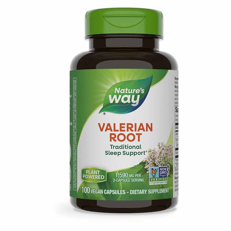 Valerian Root, 100 Veg Capsules, by Natures Way