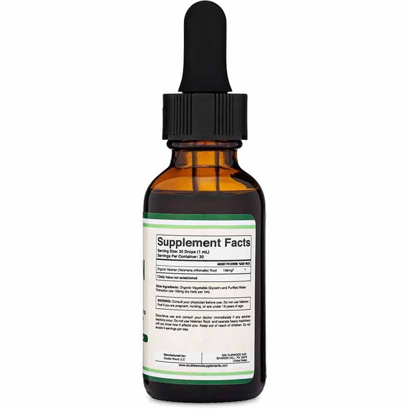 Valerian Root Drops, 1 Oz Liquid, by Double Wood Supplements, image #2