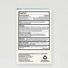 Back label of Forces Of Nature Varicose Vein Control bottle showing drug facts, ingredients, warnings, and directions.