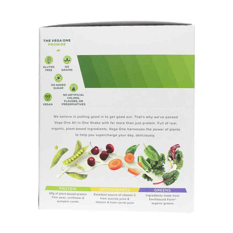Vega One All-In-One Shake Organic, Chocolate, 10 Packets, by Vega, image #4