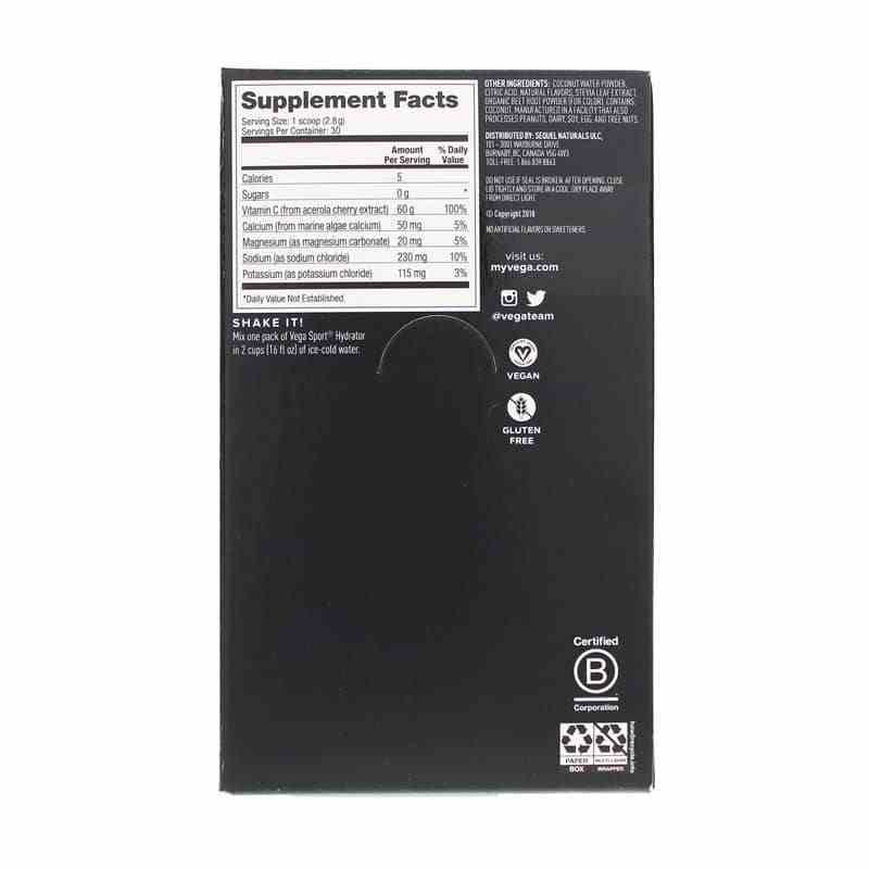 Vega Sport Hydration, Berry, 30 Packets, by Vega, image #2