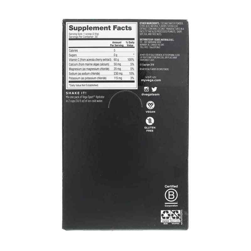 Vega Sport Hydration, Lemon Lime, 30 Packets, by Vega, image #2