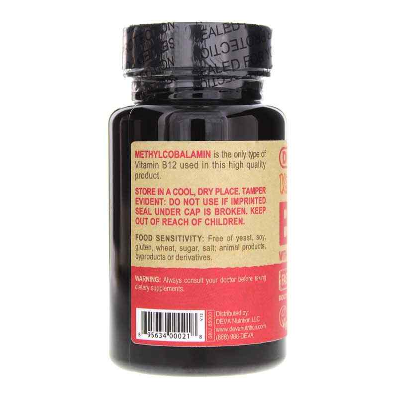 Vegan B-12 Fast Dissolve, by Deva Nutrition, image #3