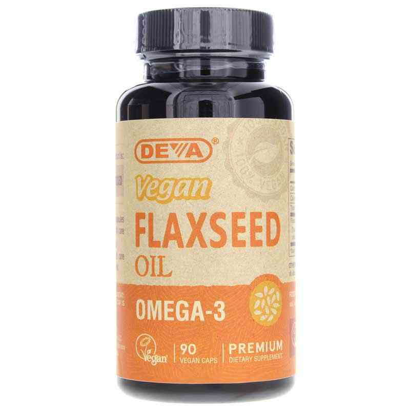 Vegan Flaxseed Oil, by Deva Nutrition