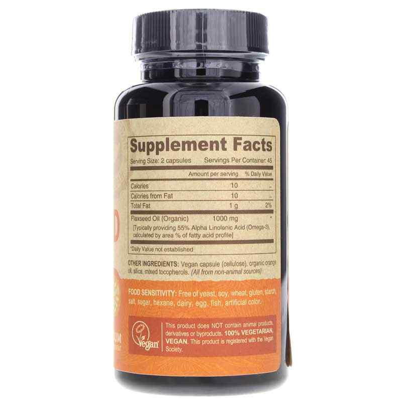 Vegan Flaxseed Oil, by Deva Nutrition, image #2