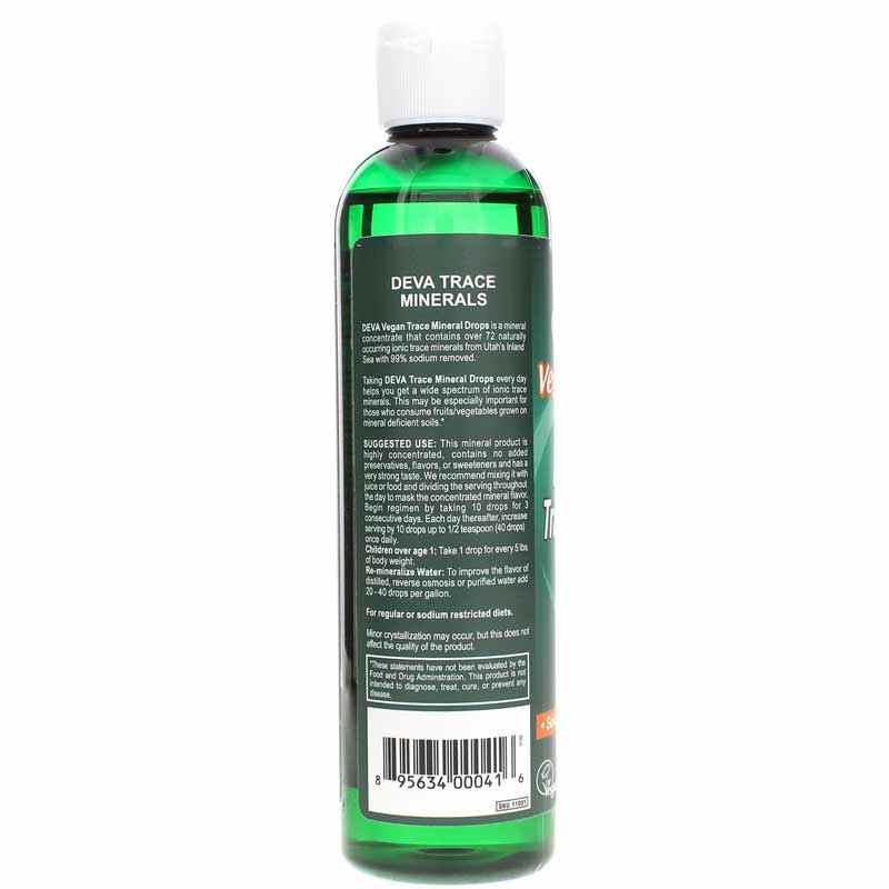 Vegan Ionic Trace Mineral Drops, by Deva Nutrition, image #3