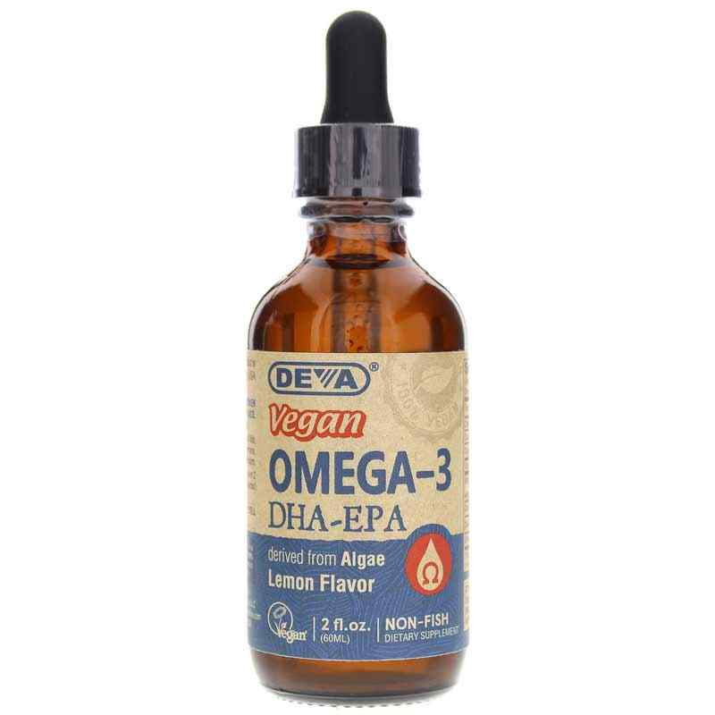 Vegan Omega-3 DHA-EPA Liquid, by Deva Nutrition