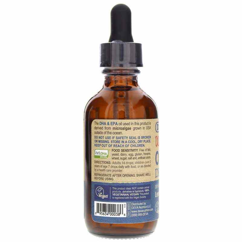 Vegan Omega-3 DHA-EPA Liquid, by Deva Nutrition, image #3