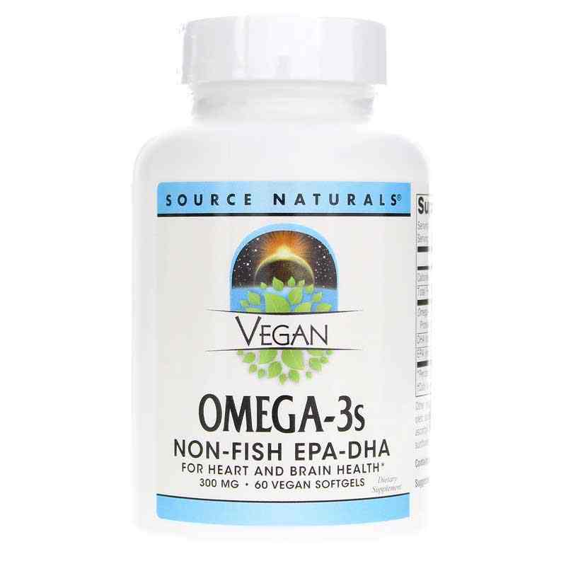 Vegan Omega-3s EPA-DHA, 60 Vegan Softgels, by Source Naturals