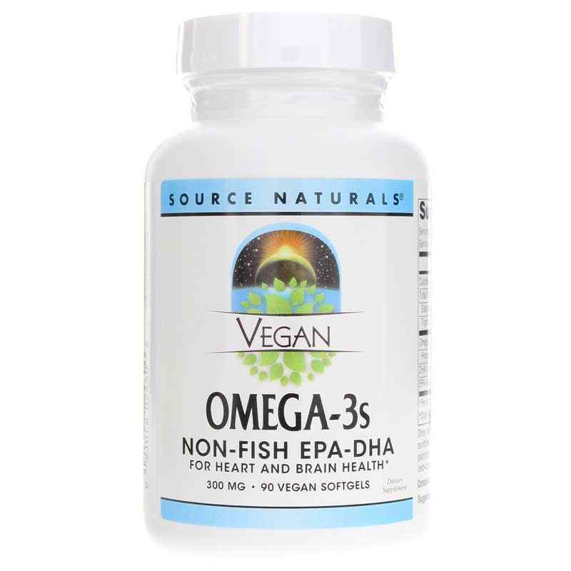 Vegan Omega-3s EPA-DHA, 90 Vegan Softgels, by Source Naturals