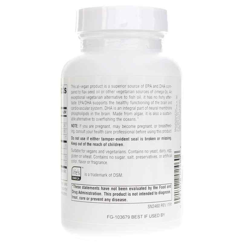Vegan Omega-3s EPA-DHA, 90 Vegan Softgels, by Source Naturals, image #3