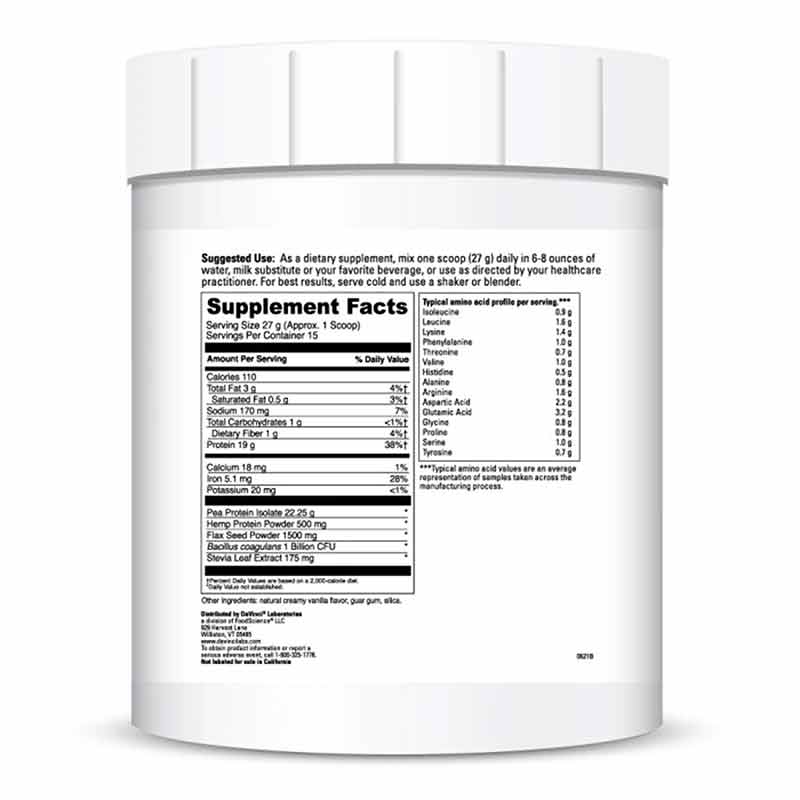 Vegan Protein, Creamy Vanilla, by DaVinci Labs, image #2